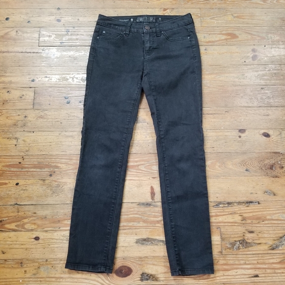 jennifer lopez straight leg jeans